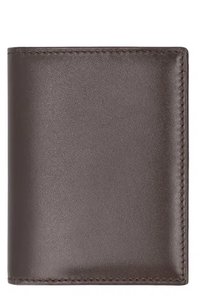 Comme Des Garçons Wallet Portafoglio Bi-fold In Brown