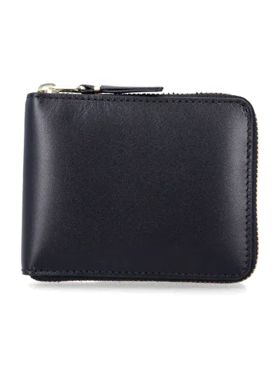 Comme Des Garçons Comme Des Garcons Wallet Sleek Zip-around Wallet With Card Slots And Coin Pocket - 8.5 X 11 X 2 Cm In Nero