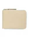 Comme Des Garçons Wallet Small Zip Around Wallet In Neutral