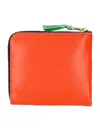 Comme Des Garçons Wallet Super Fluo Small Zip Coin Wallet