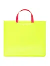Comme Des Garçons Wallet Super Fluo Tote Bag