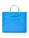 Comme Des Garçons Wallet Super Fluo Tote Bag In Blue