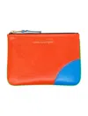 Comme Des Garçons Super Fluo Coin Purse In Orange