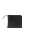 Comme Des Garçons Wallet Timeless Zipped Leather Wallet In Black