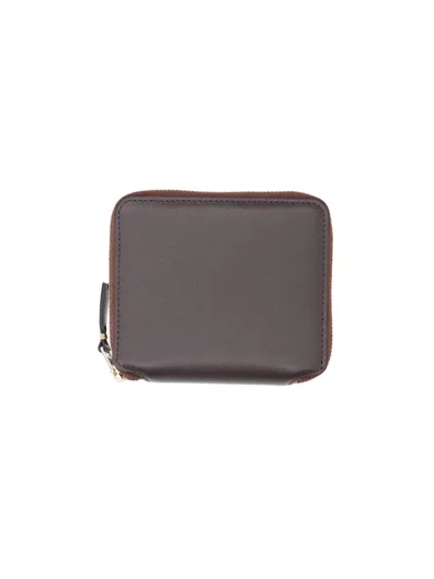 Comme Des Garçons Comme Des Garcons Wallet Unisex Leather Wallet In Gray