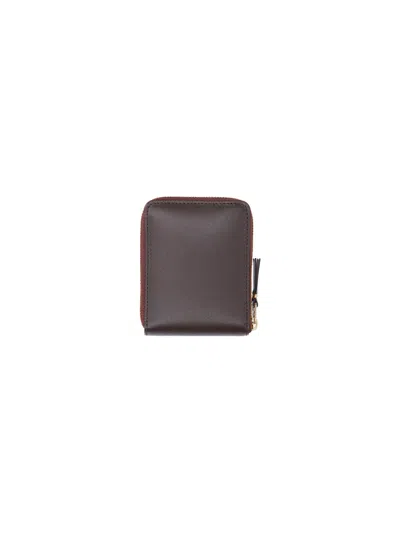 Comme Des Garçons Comme Des Garcons Wallet Unisex Leather Wallet In Brown