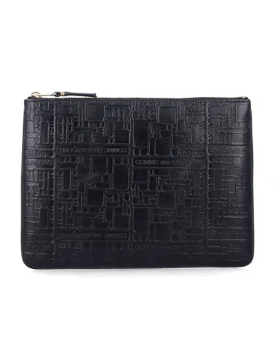 Comme Des Garçons Comme Des Garcons Wallet Unisex Leather Wallet In Nero