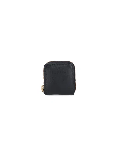 Comme Des Garçons Comme Des Garcons Wallet Unisex Wallet With Card Slots In Black