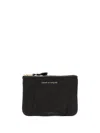 Comme Des Garçons Logo-debossed Leather Wallet In 1 Black