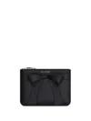Comme Des Garçons Big Bow Coin Purse In Black