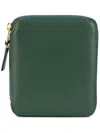 Comme Des Garçons Logo Print Zipped Wallet