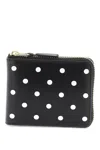 COMME DES GARÇONS COMME DES GARCONS WALLET POLKA DOT ZIP AROUND WALLET