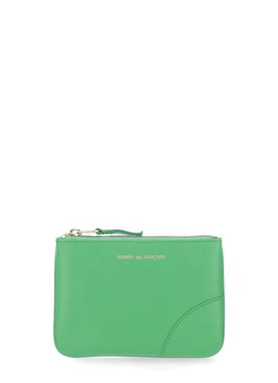 Comme Des Garçons Wallet With Logo In Green