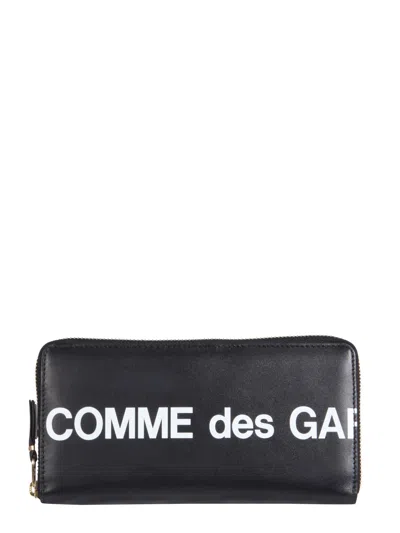 Comme Des Garçons Wallet With Zip In Black