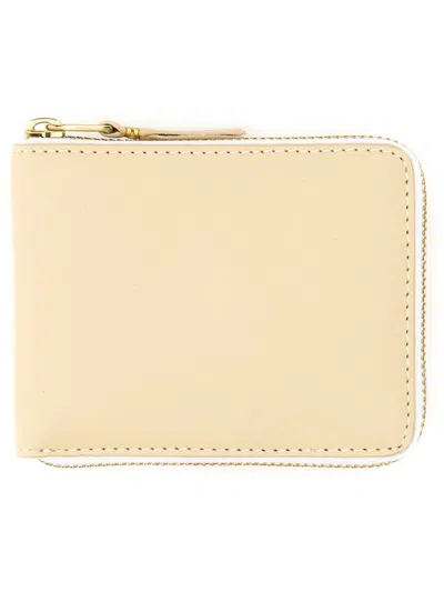 Comme Des Garçons Wallet Zip In White