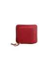 Comme Des Garçons Leather Wallet Wallets Red In Red