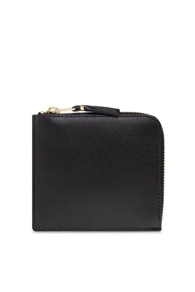 Comme Des Garçons Wallet Zipped Wallet In Black