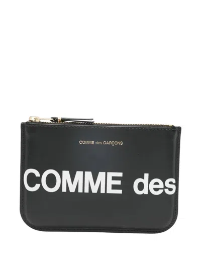 Comme Des Garçons Wallethuge Logo In Black