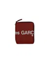 Comme Des Garçons Wallet/keychain In Red