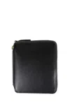 Comme Des Garçons Zipper Around Classic Wallet Accessories In Black