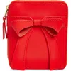 Comme Des Garçons Red Big Bow Wallet In Red