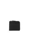 Comme Des Garçons Small Zip Wallet In Black