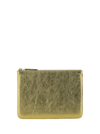 Comme Des Garçons Wallets In Gold