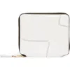 Comme Des Garçons Wallets Patent Leather Wallet In Gray