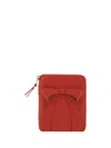 Comme Des Garçons Big Bow Wallet In Red