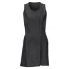Comme Des Garçons Comme Des Garcons Washed Denim Pinched Seam Dress In Blue