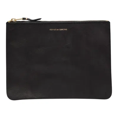 Comme Des Garçons Washed Wallet Big Pouch In Pattern