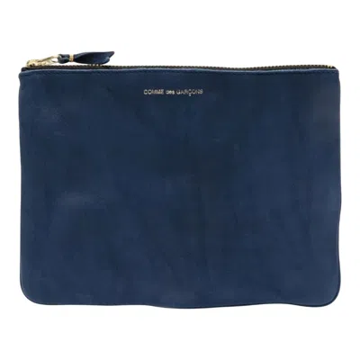Comme Des Garçons Washed Wallet Big Pouch In Pattern