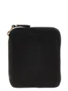 Comme Des Garçons 'check Print' Wallet In Black