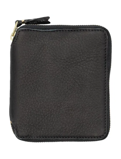 Comme Des Garçons Washed Wallet In Black