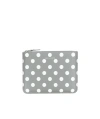 Comme Des Garçons Polka-dot Pouch In Gray