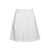 Comme Des Garçons White Cotton Over Bermuda Shorts