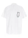 Comme Des Garçons Short Sleeve Shirt In White
