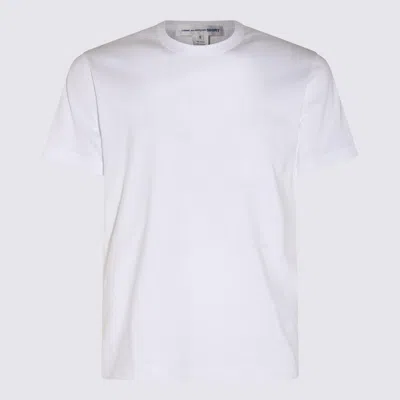 Comme Des Garçons White Cotton T-shirt In .