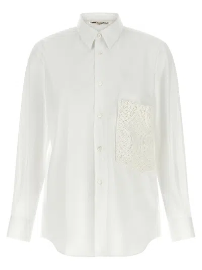 Comme Des Garçons White Cotton Women's Blouse