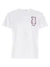 Comme Des Garçons Printed Crew Neck T-shirt In White