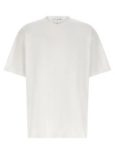 Comme Des Garçons Comme Des Garcons Shirt Logo Print T-shirt In White