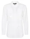 Comme Des Garçons Cotton Shirt Cut-out Long Sleeves