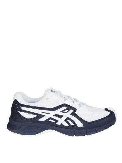 COMME DES GARÇONS WHITE MESH BLACK OVERLAYS SNEAKERS