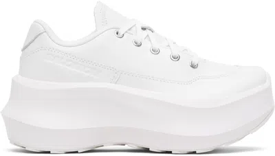 Comme Des Garçons White Salomon Edition Sr811 Platform V2 Sneakers