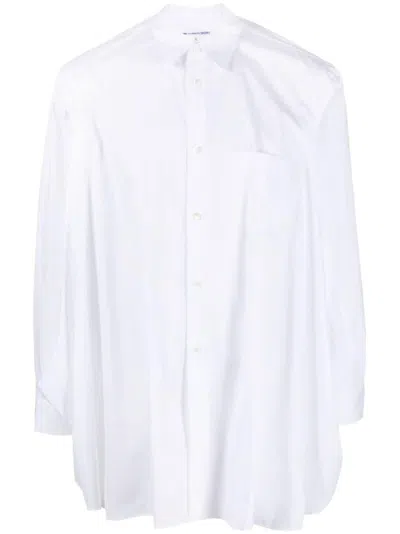 COMME DES GARÇONS WHITE SIDE SLIT SHIRT