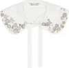 Comme Des Garçons White Tricot Collar