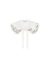 Comme Des Garçons White Tricot Collar