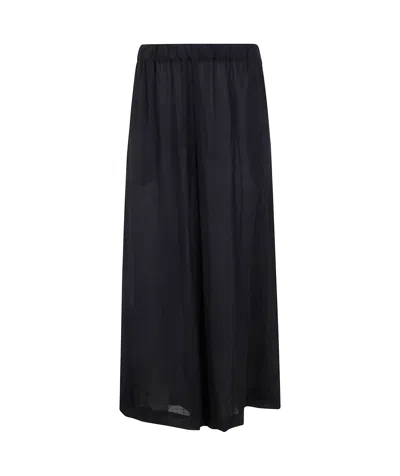 Comme Des Garçons Wide-leg Casual Pants In Black