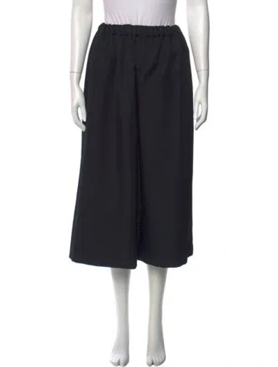 Pre-owned Comme Des Garçons Wide Leg Pants In Black