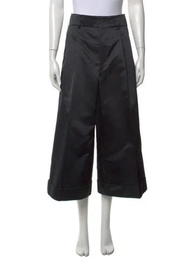 Pre-owned Comme Des Garçons Wide Leg Pants In Black